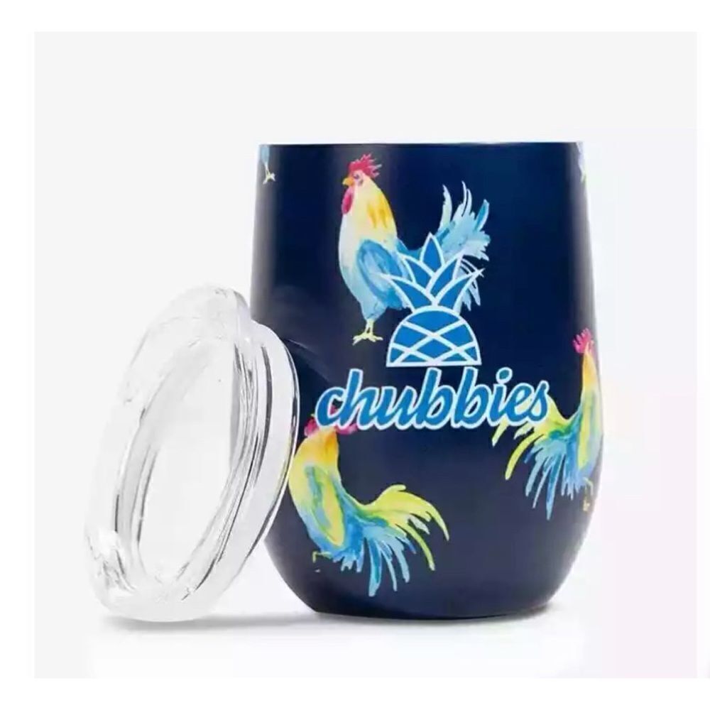 NWT Chubbies The Fowl Play Drink Tumbler